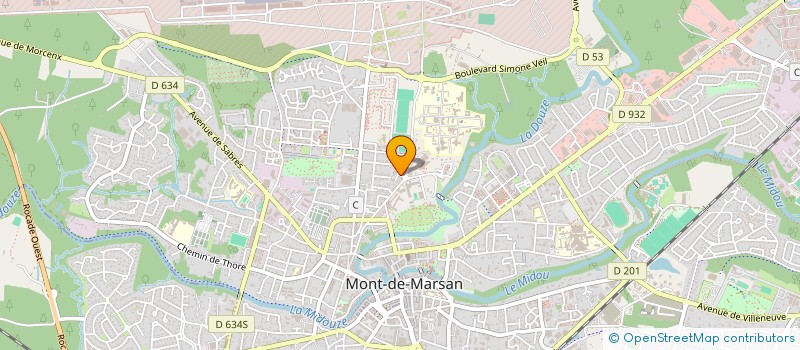 localisation de l'entreprise UT40 PATRIMOINE à MONT-DE-MARSAN