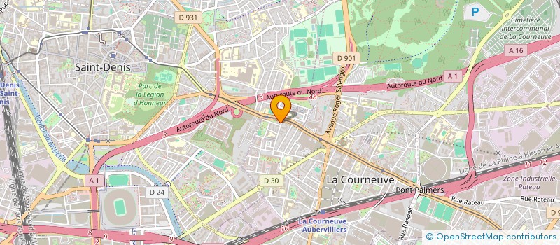 localisation de l'entreprise UTA CONSULTING à LA COURNEUVE