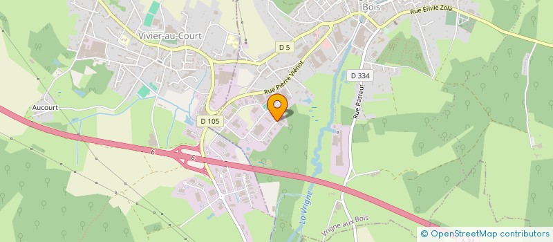 localisation de l'entreprise UTA-SAMG  VRIGNE AUX BOIS