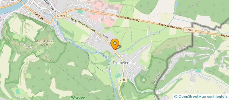 localisation de l'entreprise UTA22  FROMELENNES