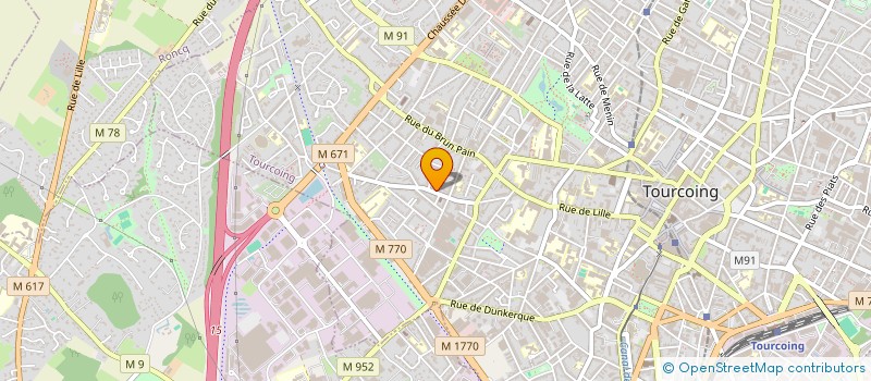 localisation de l'entreprise UTAH  TOURCOING