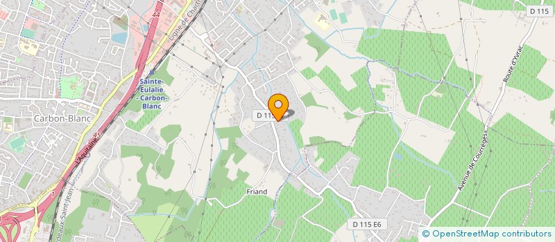 localisation de l'entreprise UTAH RENOVATION  SAINTE-EULALIE