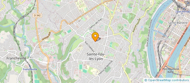 localisation de l'entreprise UTALII  SAINTE-FOY-LES-LYON