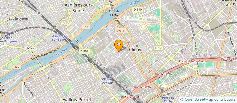localisation de l'entreprise UTATSU ZA à CLICHY