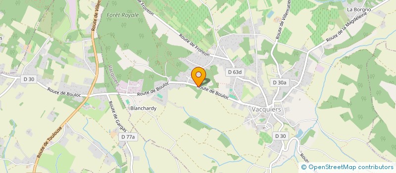 localisation de l'entreprise UTB CONSTRUCTION  VACQUIERS