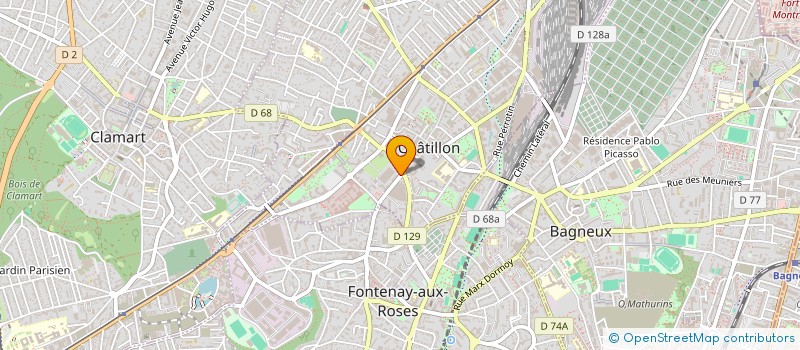 localisation de l'entreprise UTBE à CHATILLON