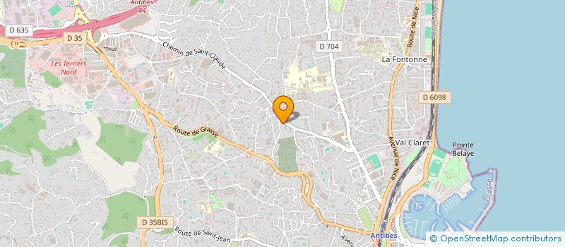 localisation de l'entreprise UTCHY à ANTIBES