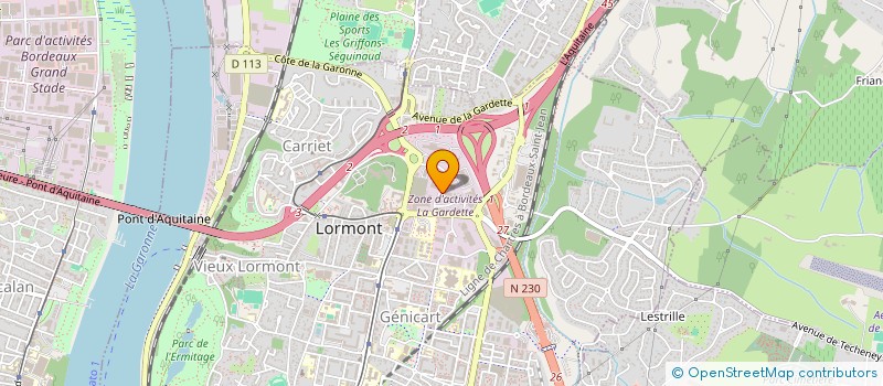 localisation de l'entreprise UTECIA  LORMONT