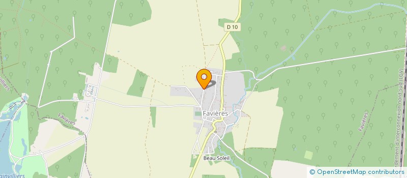 localisation de l'entreprise UTEKI à FAVIERES