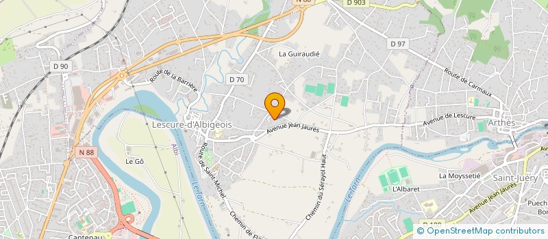 localisation de l'entreprise UTELYS à TOULOUSE