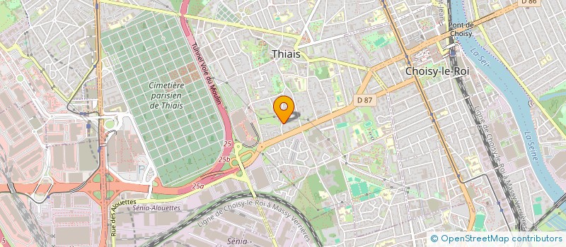 localisation de l'entreprise UTHAYA BAT  THIAIS