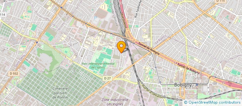 localisation de l'entreprise UTHAYA SOURIYAN  BOBIGNY