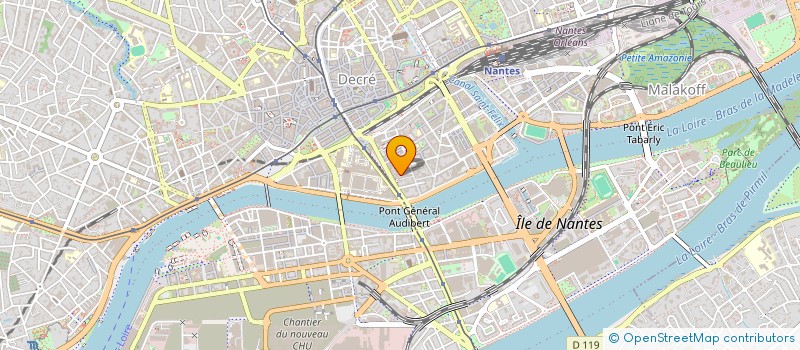 localisation de l'entreprise UTHELEME à NANTES
