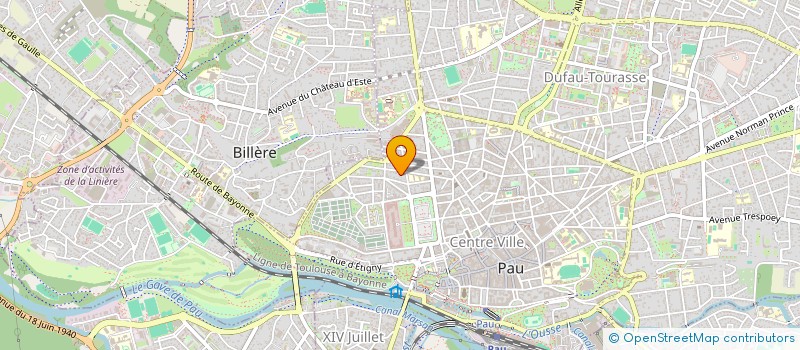 localisation de l'entreprise UTHURRITZ à PAU