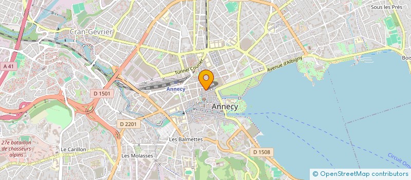 localisation de l'entreprise UTI COLLECTIVE FRANCE SAS à ANNECY