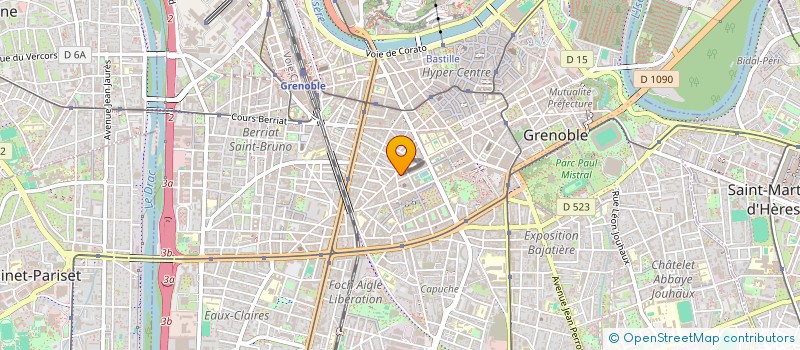 localisation de l'entreprise UTICA à GRENOBLE