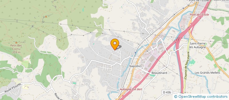 localisation de l'entreprise UTIF FORMATION à AUBAGNE