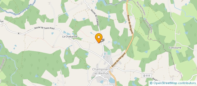 localisation de l'entreprise UTIL'AUTO  CHAMPNIERS ET REILHAC