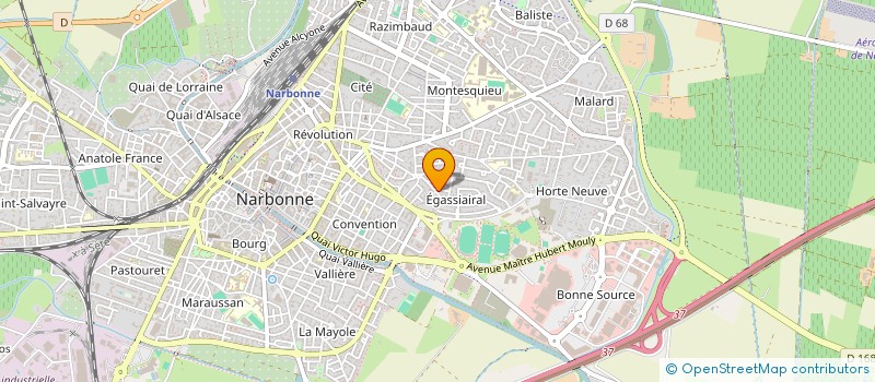 localisation de l'entreprise UTIL CARS  NARBONNE