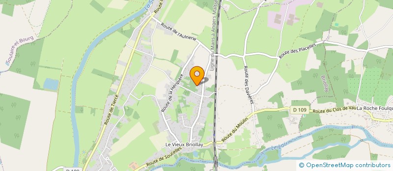 localisation de l'entreprise UTIL'EVASION  BRIOLLAY