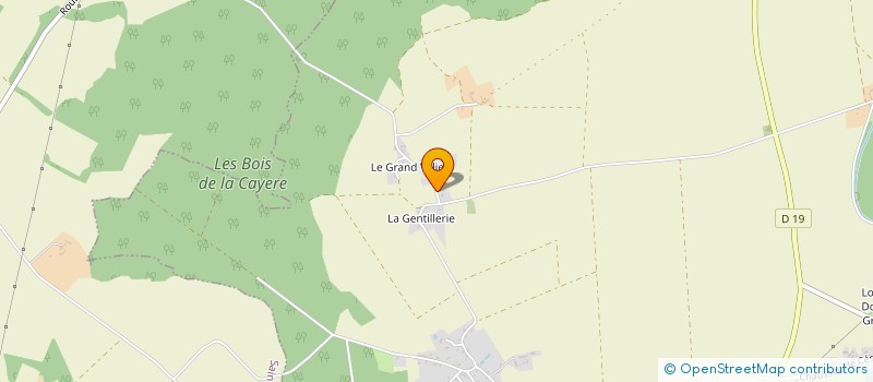 localisation de l'entreprise UTIL'IMMO à SAINTE-FAUSTE