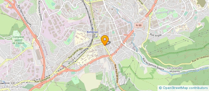 localisation de l'entreprise UTILE 42 à SAINT-ETIENNE