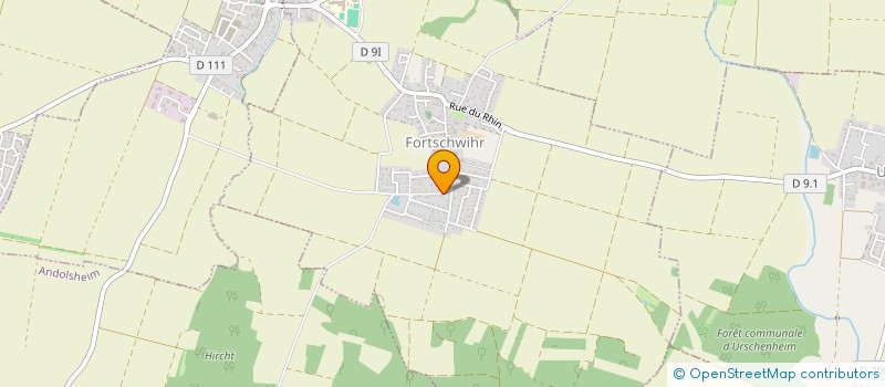 localisation de l'entreprise UTILE-CAR  FORTSCHWIHR