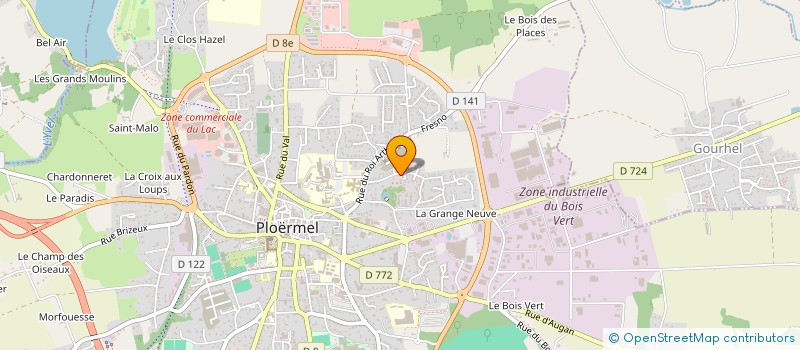 localisation de l'entreprise UTILE FUTILE  PLOERMEL