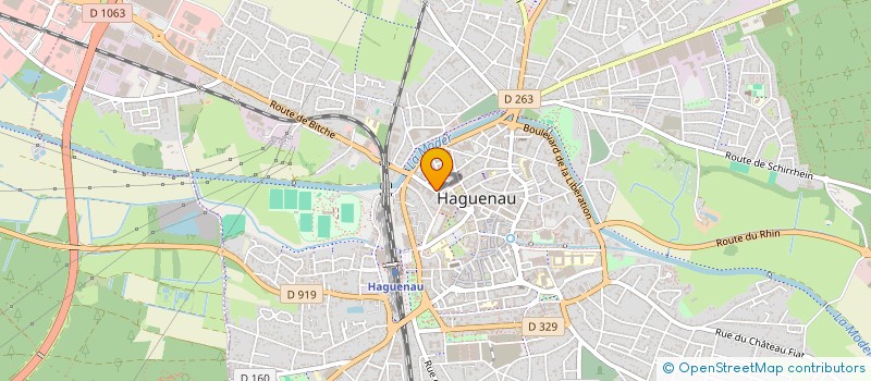 localisation de l'entreprise UTILECO SERVICES à HAGUENAU