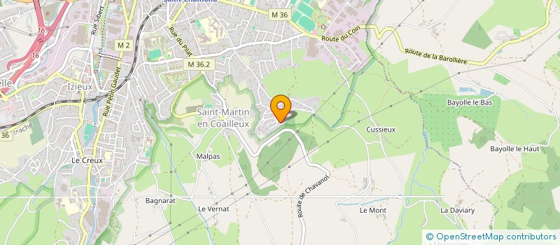 localisation de l'entreprise UTILENERGIE à SAINT-CHAMOND