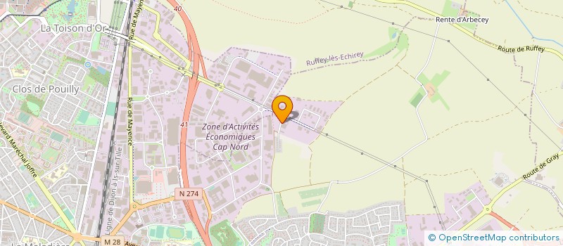 localisation de l'entreprise UTILIGROUP  SAINT-APOLLINAIRE