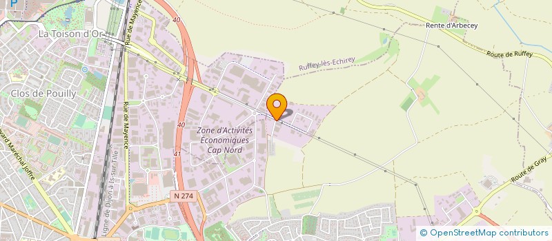 localisation de l'entreprise UTILIMOTORS à SAINT-APOLLINAIRE