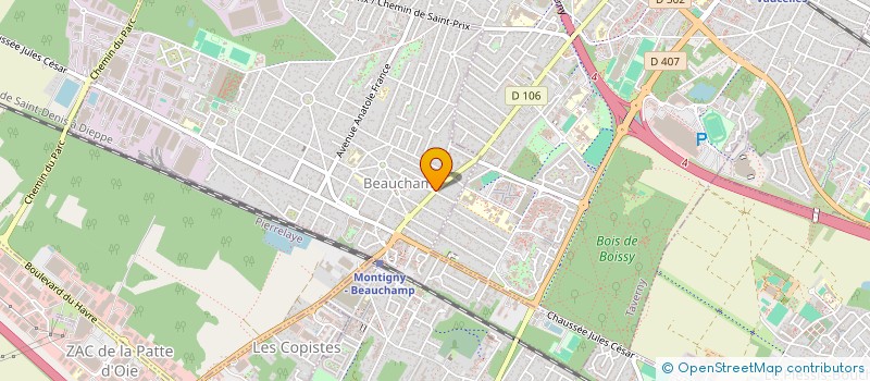 localisation de l'entreprise UTILIS à BEAUCHAMP