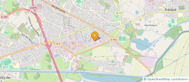 localisation de l'entreprise UTILISS à LES PONTS-DE-CE