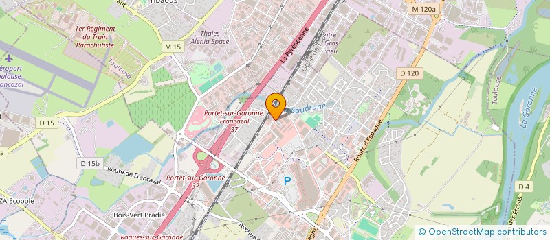 localisation de l'entreprise UTILITAIRES FRANCE  PORTET-SUR-GARONNE