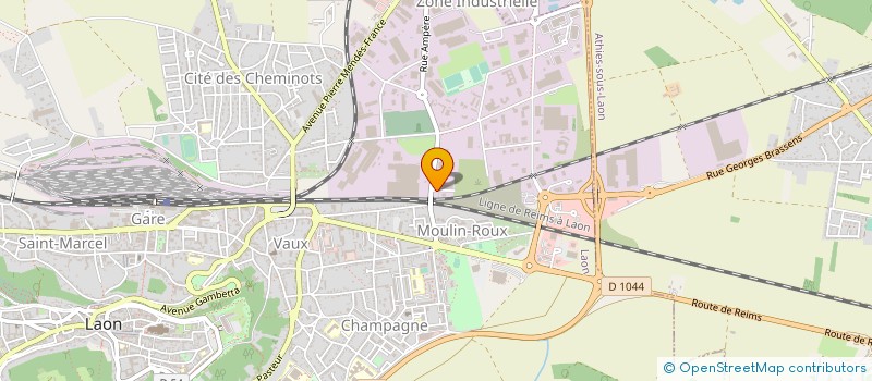 localisation de l'entreprise UTILITAIRES LAON à LAON