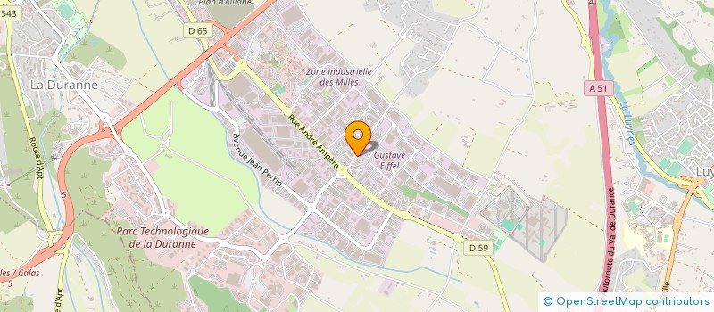 localisation de l'entreprise UTILITAIRES SERVICES à AIX-EN-PROVENCE