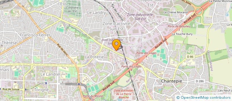 localisation de l'entreprise UTILITAIRES SERVICES  RENNES