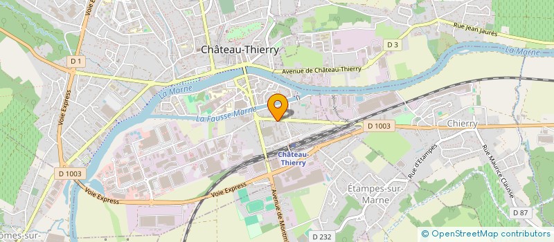 localisation de l'entreprise UTILITAIRES TOUS TERRAINS à CHATEAU-THIERRY
