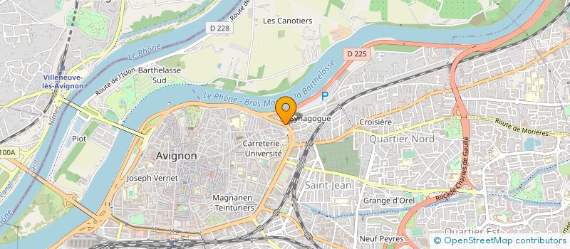 localisation de l'entreprise UTILITECH à AVIGNON