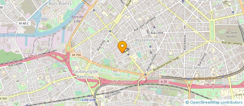 localisation de l'entreprise UTILITY SERVICE à LILLE