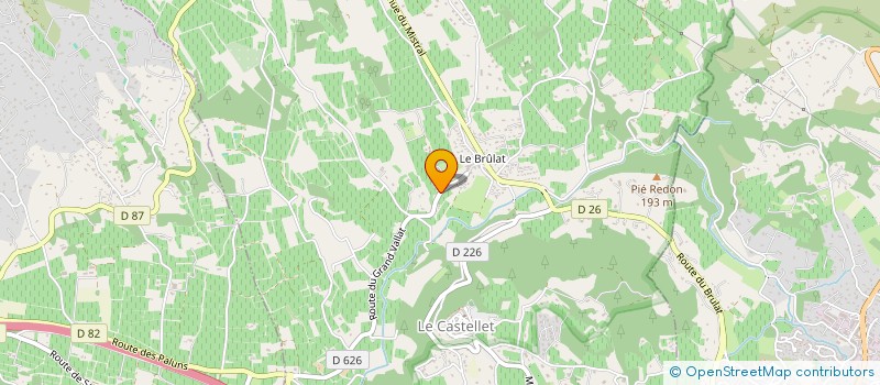 localisation de l'entreprise UTINAM DEVELOPPEMENT à LE CASTELLET