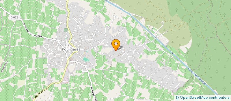 localisation de l'entreprise UTINE  POURRIERES