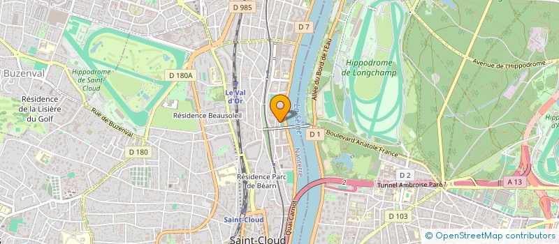 localisation de l'entreprise UTITIER à SAINT-CLOUD
