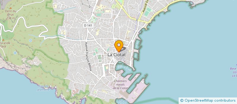 localisation de l'entreprise UTOP LAB FACTORY  LA CIOTAT