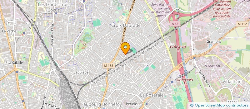 localisation de l'entreprise UTOPEAK HOLDING  TOULOUSE