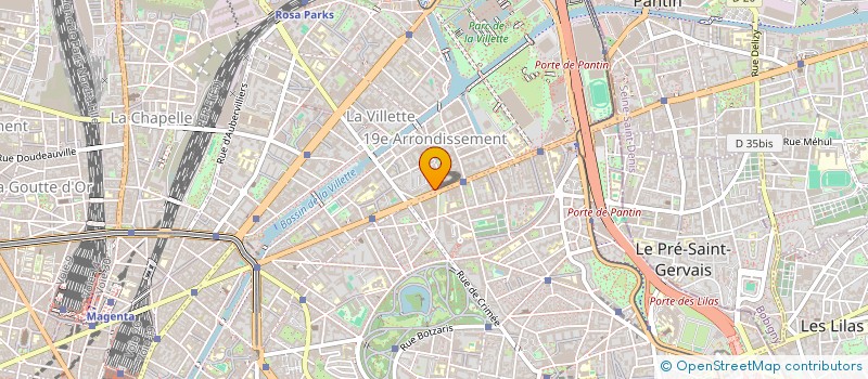 localisation de l'entreprise UTOPI  PARIS