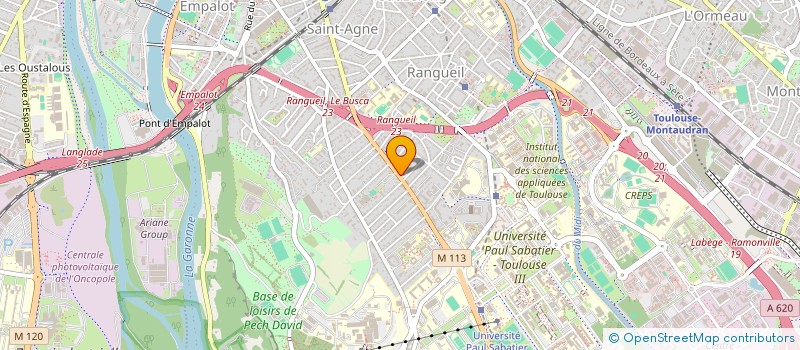 localisation de l'entreprise UTOPIA 3 à TOULOUSE