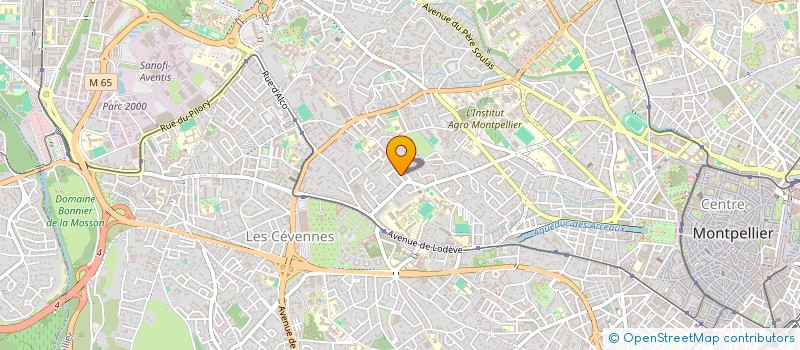 localisation de l'entreprise UTOPIA à MONTPELLIER