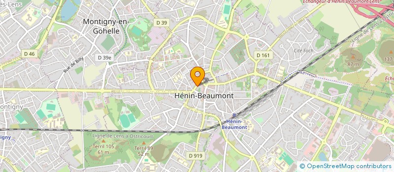 localisation de l'entreprise UTOPIA  HENIN-BEAUMONT